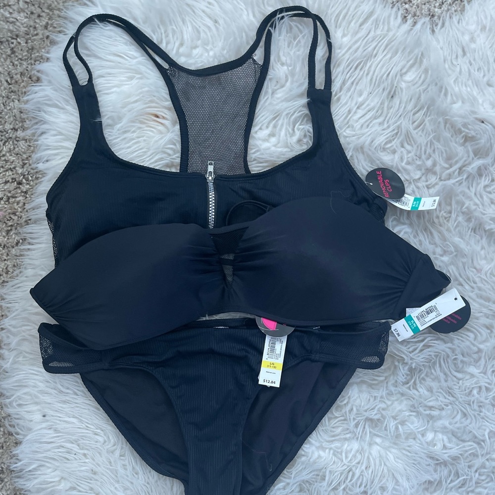 Black Walmart Bikini with Extra Top